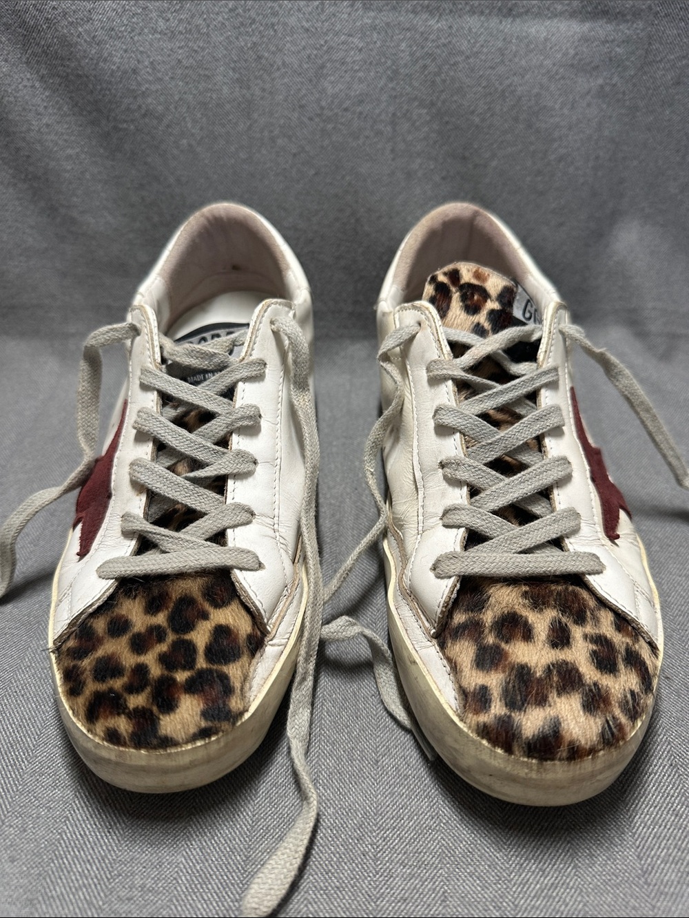 Golden Goose Superstar Leopard Pony Hair 37 - Picture 2 of 8